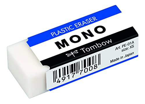 Tombow MONO PE-01A プラスチック消しゴム Tombow PE-01A Gomme Mono XS